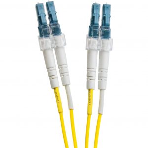 Enbeam OS2 Fibre Optic Patch Lead LC-LC Singlemode 9/125 Duplex LS0H Yellow
