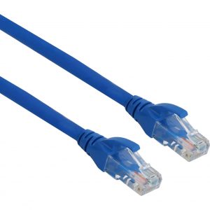 Excel Category 5e Patch Lead UUTP Unshielded LS0H Blade Booted - Blue