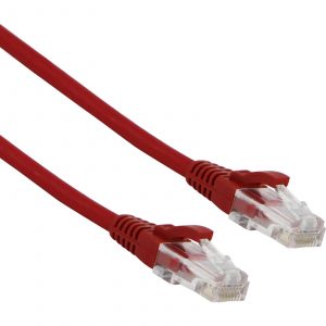 Excel Category 5e Patch Lead UUTP Unshielded LS0H Blade Booted - Red