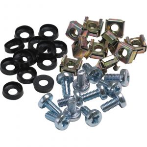 M6 Cage Nuts, washers and bolts, pack of 50
